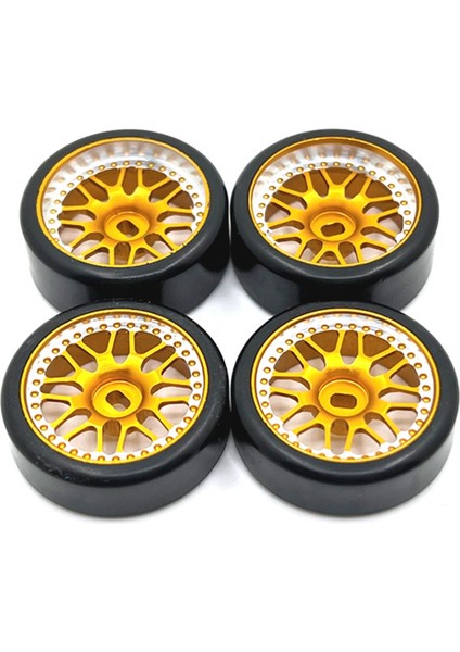 27MM Sert Plastik Sürüklenme Lastikleri Lastik Metal Jant Wltoys 284131 K969 K979 K989 Kyosho Mini-Z 1/28 Rc Araba Parçaları,1 (Yurt Dışından)