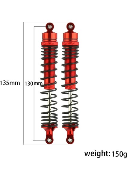 Adet Metal Ön ve Arka Amortisör Damperi Losi Lmt 4WD Katı Aks Canavar Kamyon 1/8 Rc Araba Yükseltme Parçaları, 2 (Yurt Dışından) fiyatları