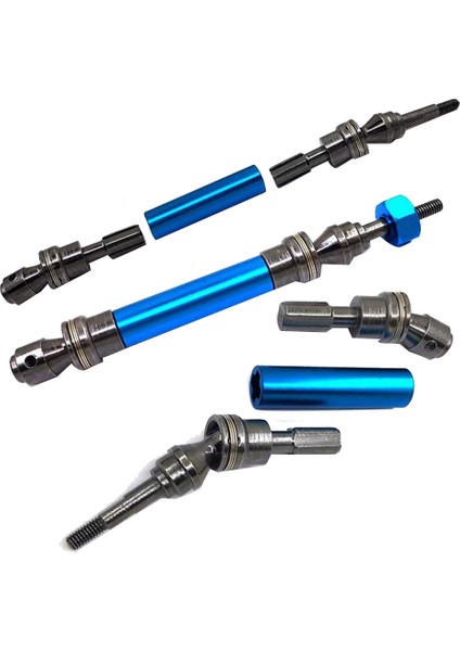 Çelik Cvd Ön ve Arka Tahrik Mili Düzeneği Ağır 1/10 Slash Vxl Stampede 4x 4 Vxl Araba Parçaları, Kırmızı (Yurt Dışından) modelleri