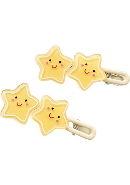 Dopamin Şeker Rengi Yıldız Saç Klipsi (Yurt Dışından)