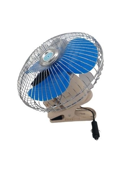 24V VANTİLATÖR 8 " (ÇAKMAK FİŞLİ) (MANDALLI)