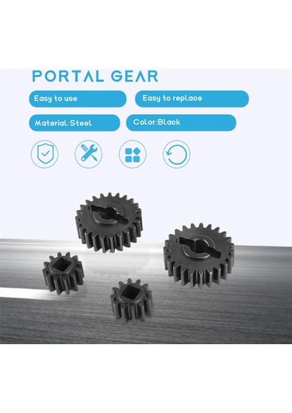 Adet AR45 F9 Portal Aks Portal Dişli Seti 23 T/12 T Eksenel SCX10 Iıı Capra 1/10 Rc Paletli Araba Yükseltme Parçaları Aksesuarları (Yurt Dışından)