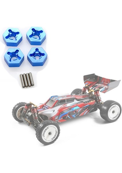 Wltoys 104001 Için Metal 12MM Birleştirici Tekerlek Hub Hex Adaptörü 1/10 Rc Araba Yükseltme Parçaları Aksesuarları, Kırmızı (Yurt Dışından) modelleri