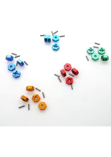 Wltoys 104001 Için Metal 12MM Birleştirici Tekerlek Hub Hex Adaptörü 1/10 Rc Araba Yükseltme Parçaları Aksesuarları, Kırmızı (Yurt Dışından) fırsatları