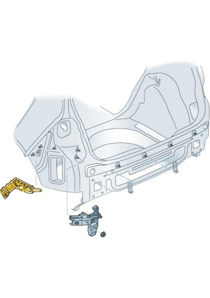 Vw Golf 7.5 2017-2020 Arka Tampon Sol Bağlantı Braketi 5G6807393 fiyatları
