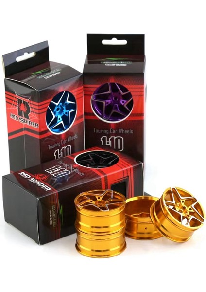 4 Adet 1/10 On-Road Drift Araba 52 mm Alüminyum Alaşımlı Metal Tekerlek Göbeği 1.9 Inç Tırmanma Araba Jant Hsp Tamiya Hpı, Mavi (Yurt Dışından) fiyatları