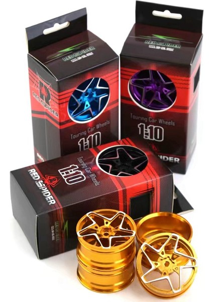 4 Adet 1/10 On-Road Drift Araba 52 mm Alüminyum Alaşımlı Metal Tekerlek Göbeği 1.9 Inç Tırmanma Araba Jant Hsp Tamiya Hpı, Mavi (Yurt Dışından) modelleri