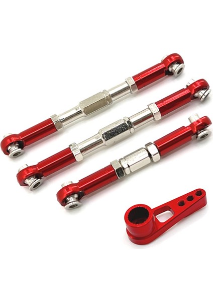 Wltoys 104009 104016 104018 12401 12402 12403 12409 Yükseltme Parçaları Için Metal Direksiyon Bağlantı Çubuğu Servo Çubuk Servo Korna Kolu, 1 (Yurt Dışından)