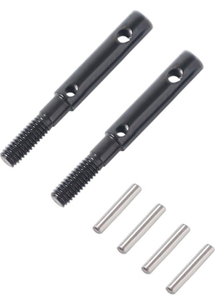 2 Adet Sert Çelik Ön Arka Portal Saplama Aks Tahrik Mili Rc Paletli Axaıl SCX10 Iıı AXI03007 Capra 1.9 Utb (Yurt Dışından)