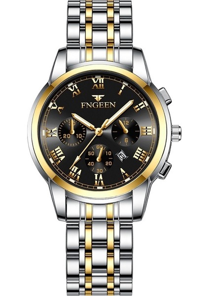 4006 Bayan Quartz Saat Altın - Siyah Yüzey Altın - Siyah Yüzey (Yurt Dışından)