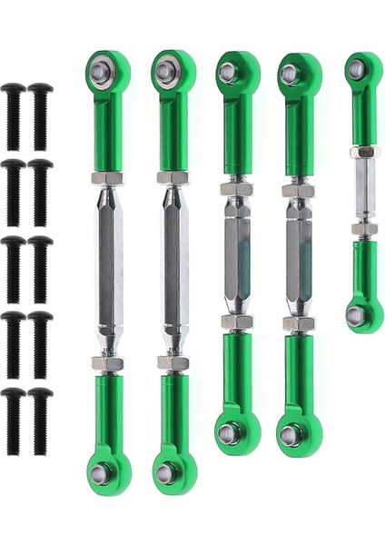 5 Adet Metal Bağlantı Çubuğu Servo Çubuk Vrx Yarışı Için RH1043 RH1045 RH1043SC RH1045SC RH817 RH818 Rc Araba Yükseltme Parçaları, Yeşil (Yurt Dışından) indirimleri