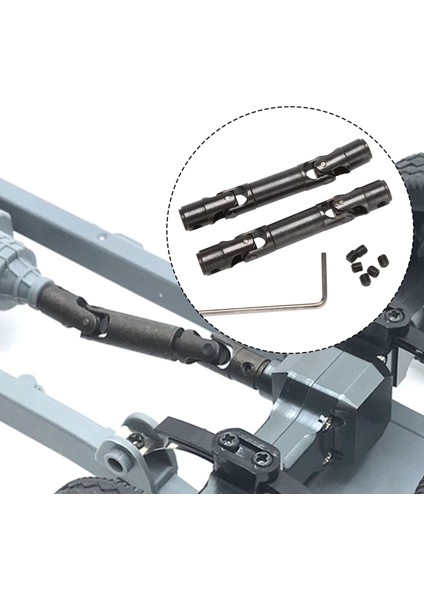 2 Adet Yükseltme Metal Tahrik Mili Wpl 1/10 D12 1/16 C14 C24 C34 B14 B24 B16 B36 Rc Araba Parçaları Aksesuarları, Siyah (Yurt Dışından) indirimleri
