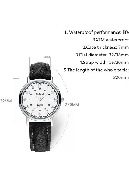 281 Quartz Çift Saat Küçük Beyaz Tepsi Kırmızı Kuşak Küçük Beyaz Tepsi Kırmızı Kuşak (Yurt Dışından)