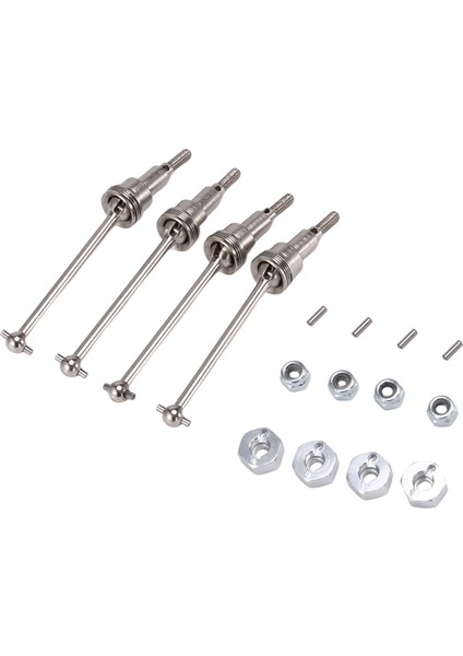 Adet Metal Tahrik Mili Cvd ve Tekerlek Altıgen Haiboxing Hbx 18856 18857 18858 18859 18859A 18859E 1/18 Rc Araba Yükseltme Parçaları (Yurt Dışından)