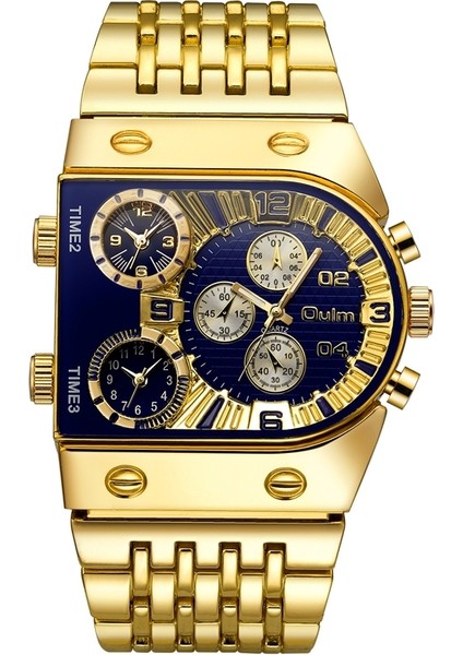 Oulm 9315 Erkek Saat Ste Kayış Kuvars Saat 9315 Mavi Mavi Mavi (Yurt Dışından)