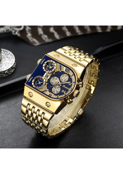 Oulm 9315 Erkek Saat Ste Kayış Kuvars Saat 9315 Mavi Mavi Mavi (Yurt Dışından) fiyatları