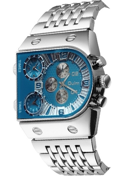 Oulm 9315 Erkek Saat Ste Kayış Kuvars Saat 9315 Gümüş Gümüş Gümüş (Yurt Dışından)