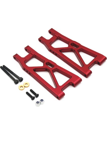 Metal Arka Alt Kollar Arka Süspansiyon Kolları Zd Racing Dbx-10 DBX10 1/10 Rc Araba Yükseltme Parçaları Aksesuarları, Kırmızı (Yurt Dışından)