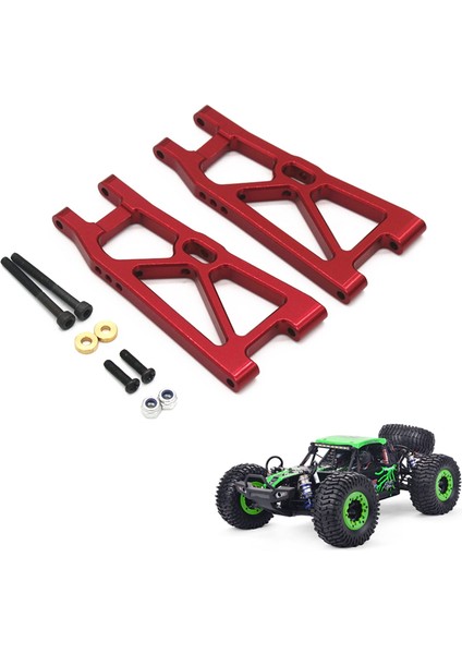 Metal Arka Alt Kollar Arka Süspansiyon Kolları Zd Racing Dbx-10 DBX10 1/10 Rc Araba Yükseltme Parçaları Aksesuarları, Kırmızı (Yurt Dışından) modelleri