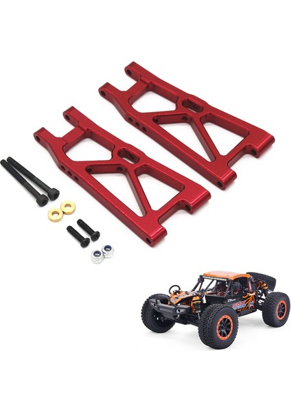 Metal Arka Alt Kollar Arka Süspansiyon Kolları Zd Racing Dbx-10 DBX10 1/10 Rc Araba Yükseltme Parçaları Aksesuarları, Kırmızı (Yurt Dışından) fırsatları