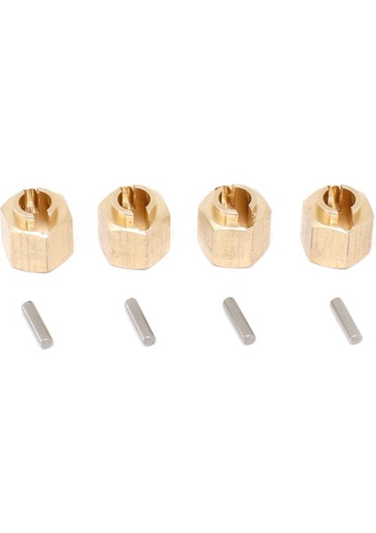 4 Adet Pirinç 7mm Tekerlek Altıgen Göbek Adaptörü 9750 Traxxas TRX4M Trx-4m 1/18 Rc Paletli Araba Yükseltme Parçaları Aksesuarları (Yurt Dışından)