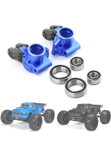 Metal Arka Göbek Taşıyıcı Direksiyon Mafsalı 1/8 Arrma Kraton Outcast Blx 6 S V5 Rc Araba Yükseltme Parçaları Aksesuarları, Mavi (Yurt Dışından) indirimleri