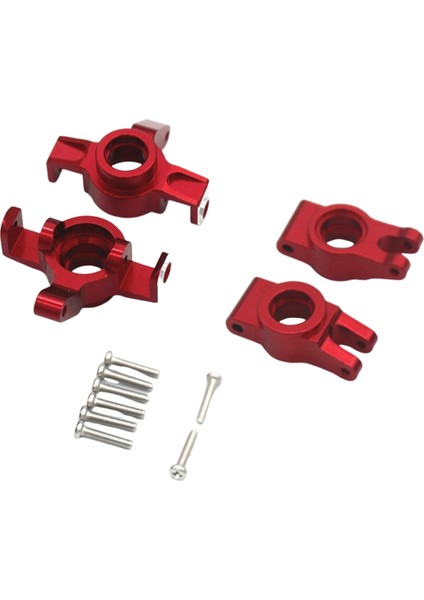 Direksiyon Kolu Seti Mjx 1/14 14301 14302 Rc Araba Metal Yükseltilmiş Parçalar Direksiyon Düzeneği Kırmızı (Yurt Dışından)