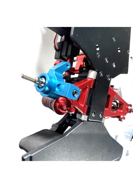 Direksiyon Kolu Seti Mjx 1/14 14301 14302 Rc Araba Metal Yükseltilmiş Parçalar Direksiyon Düzeneği Kırmızı (Yurt Dışından) modelleri