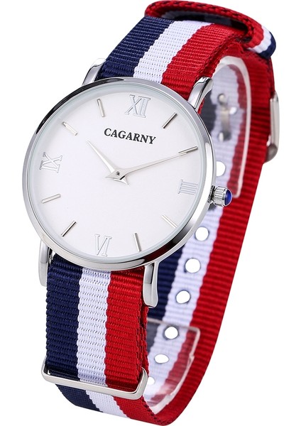 6813 Naylon Kayış Bilek Kuvars Saat (Yurt Dışından)