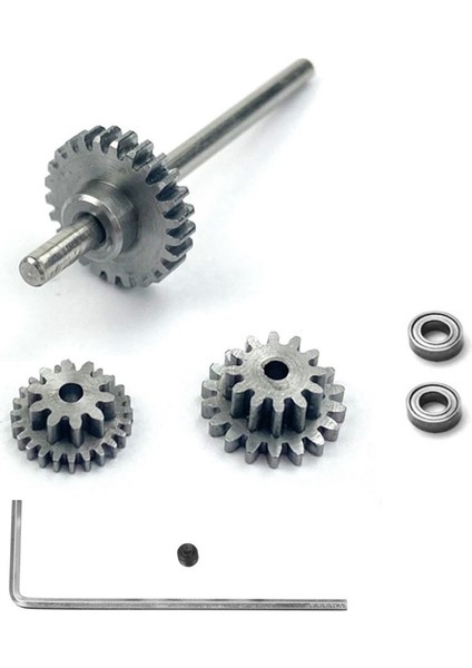 Metal Şanzıman Dişlisi D Ekseni Şanzıman Çelik Dişliler Seti Wpl D12 1/10 Rc Araba Yükseltme Parçaları Aksesuarları (Yurt Dışından)