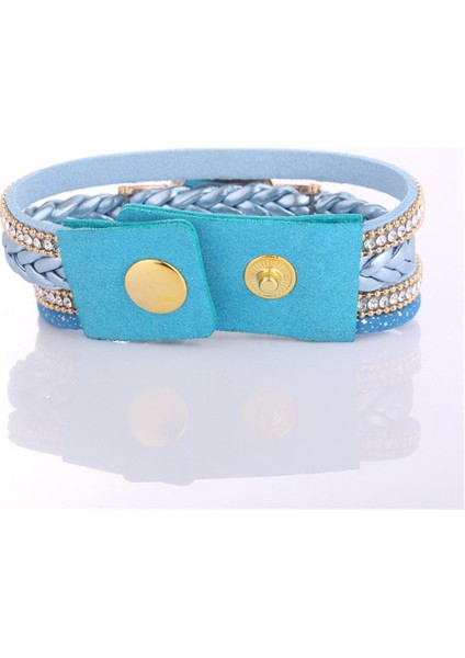 Duoya D249 Dokuma Bükülmüş Inci Yuvarlak Analog Kuvars Bileklik Saat Bej Bej (Yurt Dışından) fırsatları