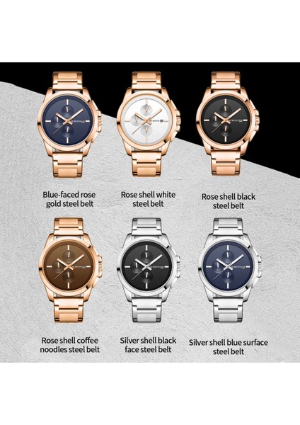 Quartz Erkek Saat Ochstın 6059C Mavi+Gümüş Mavi+Gümüş (Yurt Dışından)