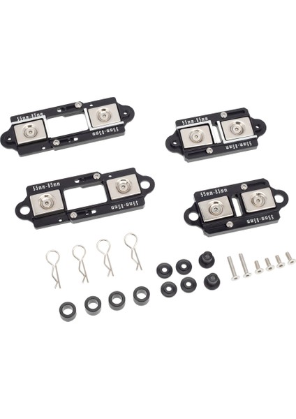 Pitch Ayarlanabilir Manyetik Araba Kabuk Sütun Görünmez Rc Manyetik Vücut Montaj Parçaları Trx4 SCX10 1/8 1/10 Rc Araba (Yurt Dışından)