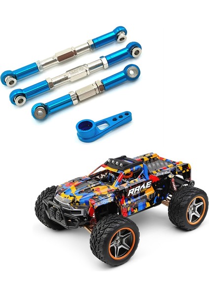 Wltoys 104009 104016 104018 12401 12402 12403 12409 Yükseltme Parçaları Için Metal Direksiyon Bağlantı Çubuğu Servo Çubuk Servo Korna Kolu, 3 (Yurt Dışından) indirimleri