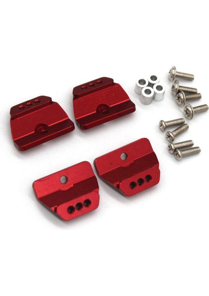 Ön Arka Metal Amortisör Dağı Şok Kulesi MN78 Mn-78 1/12 Rc Araba Yükseltme Parçaları Kırmızı (Yurt Dışından)