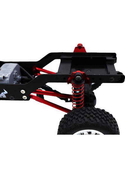 Ön Arka Metal Amortisör Dağı Şok Kulesi MN78 Mn-78 1/12 Rc Araba Yükseltme Parçaları Kırmızı (Yurt Dışından) modelleri