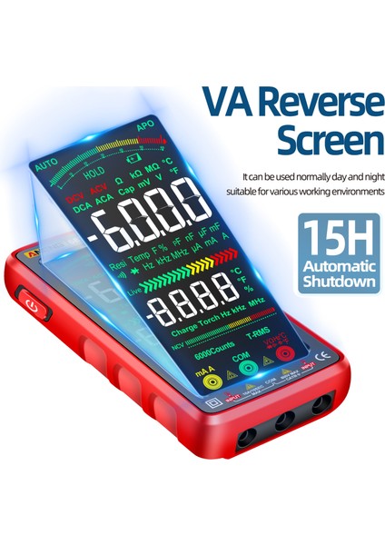 Aneng 682 Şarj Edilebilir Yanmaz Va Ekranlı Dijital Multimetre El Fenerli (Yurt Dışından) indirimleri