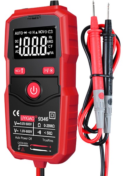 UA9342 Otomatik Dijital Multimetre LCD Ekran Otomatik Kapanma (Yurt Dışından)