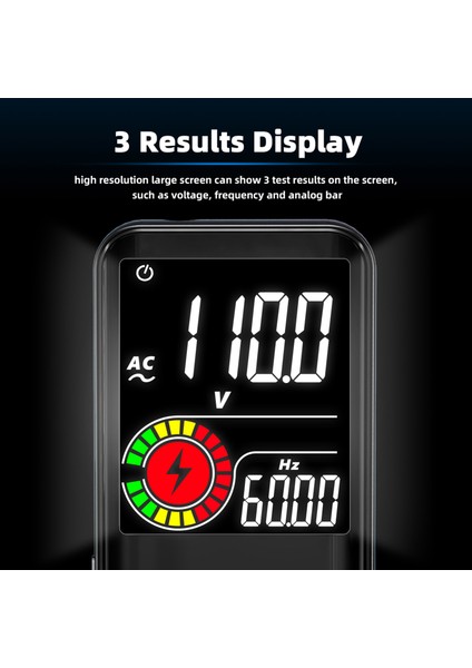 Bsıde S10 Dijital Multimetre LCD Ekran Ncv Canlı Hat Veri Tutma (Yurt Dışından)