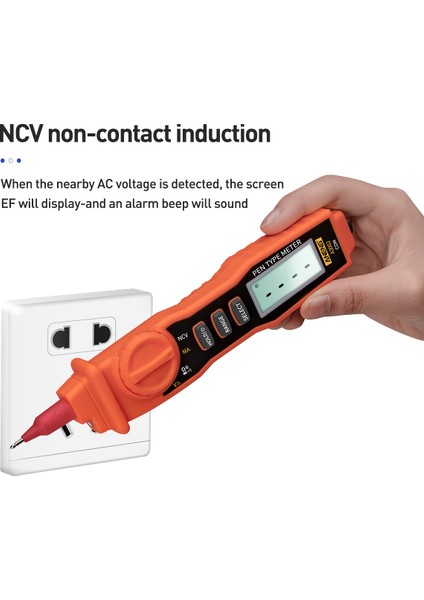 Aneng A3002 Kalem Multimetre 4000 Sayım Temasız Ac/dc Voltaj Test Cihazı - Arka Işık ve El Fenerli (Yurt Dışından) indirimleri