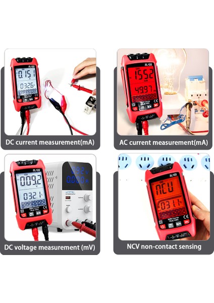 Dijital Multimetre Gerçek Rms 9999 Sayım LCD Aydınlatmalı El Tipi (Yurt Dışından) fiyatları