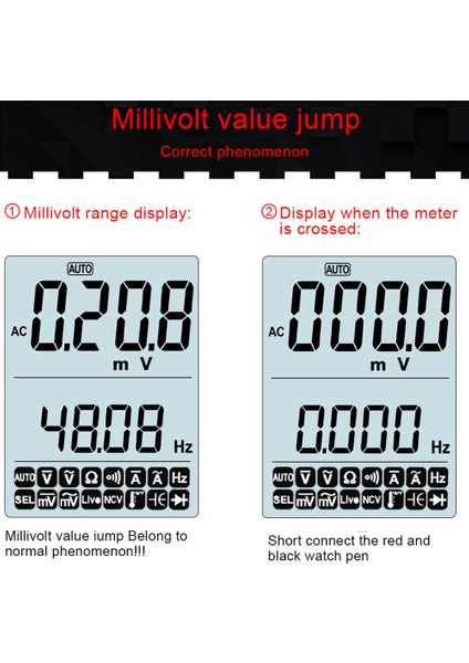 Dijital Multimetre Gerçek Rms 9999 Sayım LCD Aydınlatmalı El Tipi (Yurt Dışından) modelleri