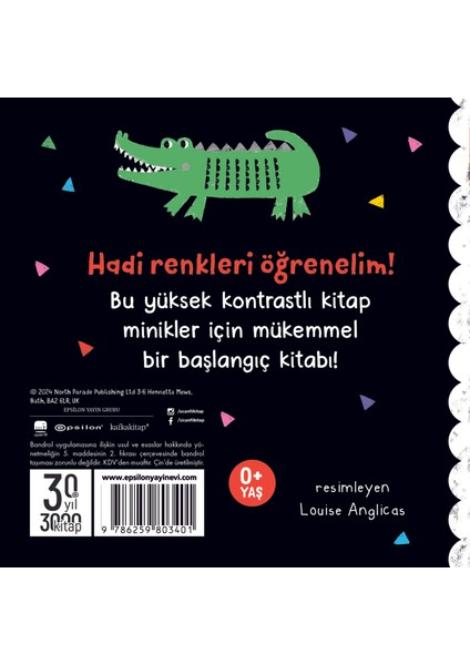 İlk Kelimelerim Siyah Beyaz Kitaplar / Renkler