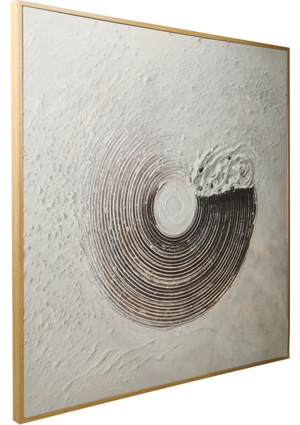 Deco Zoe Tablo - Ekru - 100X100 cm