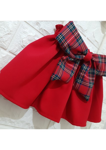 Kırmızı Ekose Fiyonklu Etek (29 Ekim-23 Nisan Kutlamalarında Toplu Şekilde De Tercih Edebilirsiniz) fiyatları