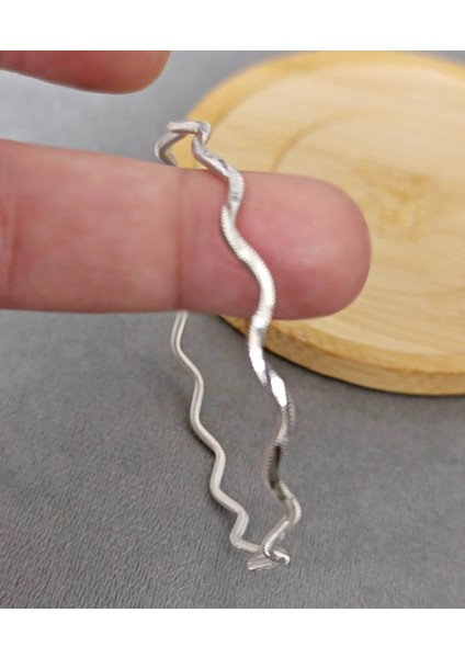 Lilahgümüştr Gümüş Ajda Burgulu Bilezik modelleri