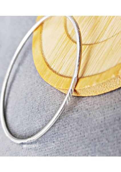 Lilahgümüştr Gümüş Ajda Bilezik