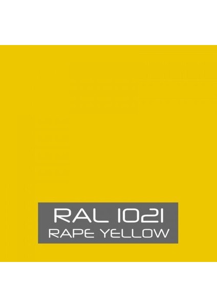 1470 Rapid Endüstriyel Boya 15 kg Ral 1021 Sarı
