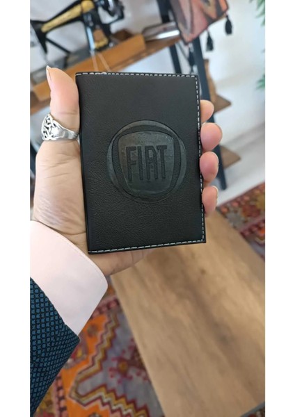 Fiat Deri Dikişli Araç Ruhsat Kılıfı Kabı Ruhsatlık Ruhsat Koruyucu fırsatları