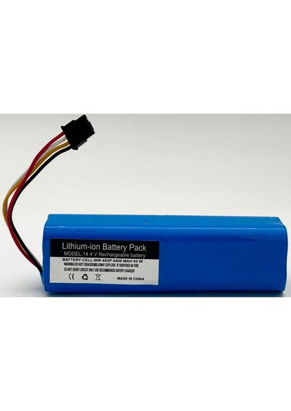Mijia 1s 6400 Mah Robot Süpürge Yanmaz Batarya – 14.4V Li-ion Güç Kaynağı | Geniş Alanlarda Etkili Temizlik!